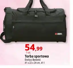 E.Leclerc Torba sportowa 41 x 22 24 cm Enrico Benetti oferta