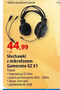 E.Leclerc Słuchawki gamezone gz x1 Tracer oferta