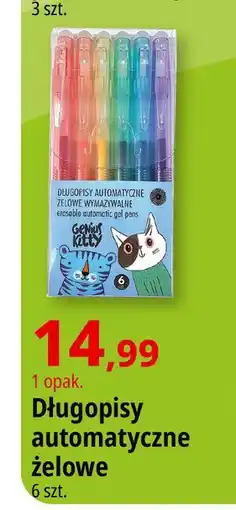 E.Leclerc Długopisy żelowe kolorowe oferta