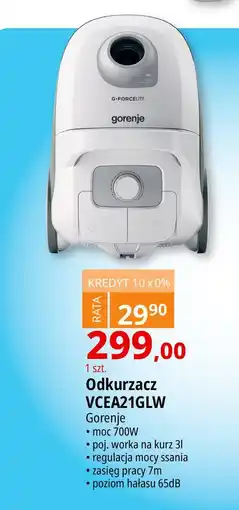 E.Leclerc Odkurzacz vcea21glw Gorenje oferta