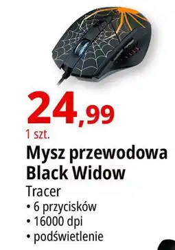 E.Leclerc Mysz gamezone black widow usb Tracer oferta