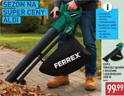 ALDI Odkurzacz ogrodowy Ferrex oferta