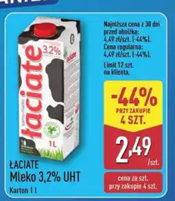 ALDI Laciate Mleko 3,2% UHT oferta