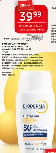 Ziko Dermo Bioderma Photoderm Xdefense Ultra-Fluid oferta