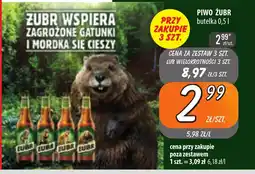 Społem Szczecin Piwo Zubr oferta