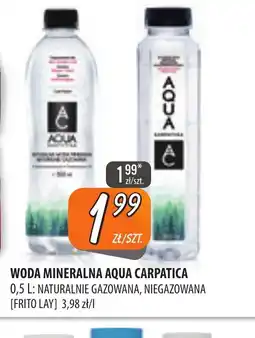 Społem Szczecin Woda mineralna Aqua Carpatica oferta