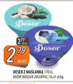 Społem Szczecin Deser z maślanką Bosor oferta