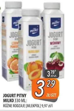 Społem Szczecin Jogurt pitny Milko oferta