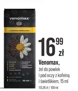 Apteka Cosmedica Venomax, żel do powiek i pod oczy z kofeiną i świetlikiem oferta