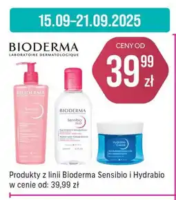 Apteka Cosmedica Produkty z linii Bioderma Sensibio i Hydrabio oferta