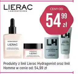 Apteka Cosmedica Produkty z linii Lierac Hydrogenist oraz linii Homme oferta