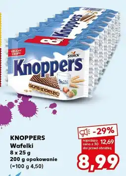 Kaufland Wafelki Knoppers 8x25g oferta