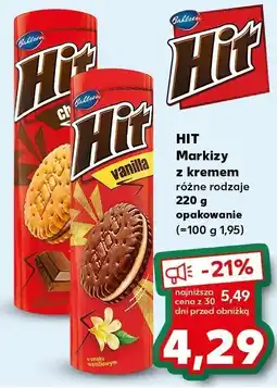 Kaufland Ciastka Hit z kremem różne rodzaje oferta