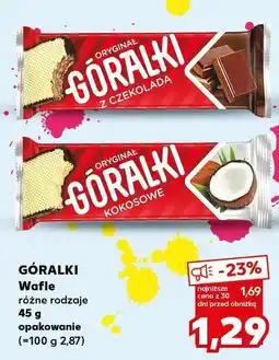 Kaufland Wafelki Góralki różne rodzaje oferta