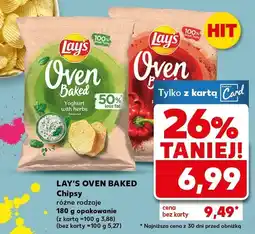 Kaufland Chipsy Lay's Oven Baked różne rodzaje oferta