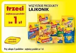 Biedronka Produkty Lajkonik: trzeci za 1 zł, wszystkie rodzaje oferta