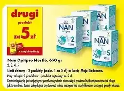 Biedronka Mleko modyfikowane Nan Optipro 2, 3, 4, 5: drugi produkt za 5 zł Nestle oferta