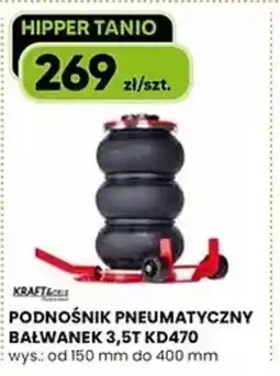 Hipper.pl Podnośnik pneumatyczny bałwanek 3,5T KD470 oferta