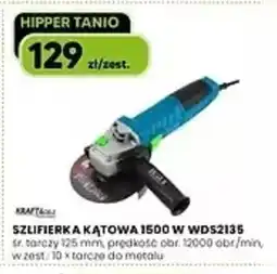 Hipper.pl Szlifierka kątowa 1500 W WDS2135 oferta
