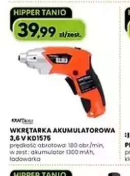 Hipper.pl Wkrętarka akumulatorowa Kraft&Dele 3,6 V KD1576 oferta