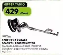 Hipper.pl Szlifierka Zyrafa do gipsu 2000 W KD1798 oferta