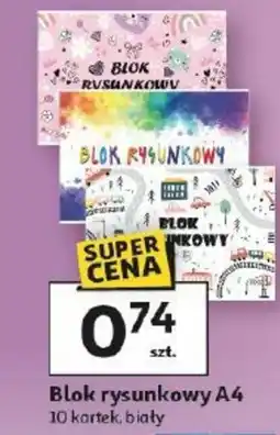 Auchan Blok rysunkowy A4 oferta