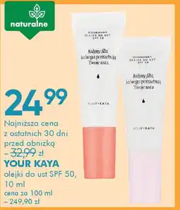 SuperPharm YOUR KAYA olejki do ust SPF 50 oferta