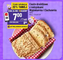 Polomarket Ciasto drożdżowe z rodzynkami Wypiekarnia i Ciachownia oferta