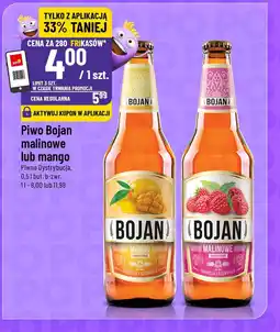 Polomarket Piwo Bojan malinowe lub mango Piwna Dystrybucja oferta