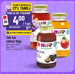 Polomarket Sok lub nektar Hipp oferta