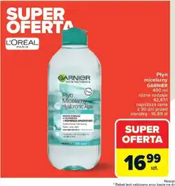 Carrefour Market Płyn micelarny Garnier oferta
