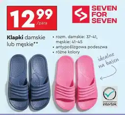 Biedronka Klapki damskie lub męskie oferta