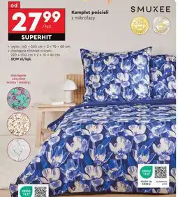 Biedronka Komplet pościeli z mikrofazy oferta
