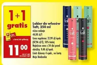 Biedronka Lakier do włosów Taft, 250 ml oferta