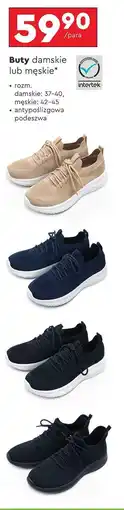 Biedronka Buty damskie lub męskie oferta