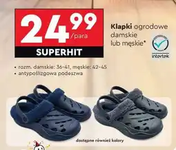 Biedronka Klapki ogrodowe damskie lub męskie oferta