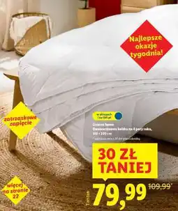 Lidl Livarno home Dwuwarstwowa kołdra na 4 pory roku oferta
