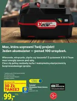 Lidl Parkside Akumulator litowo-jonowy, 20 V oferta