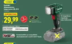 Lidl PARKSIDE Akumulatorowa lampa ręczna LED, 20 V oferta