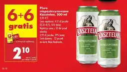 Biedronka Piwo niepasteryzowane Kasztelan, 500 ml oferta