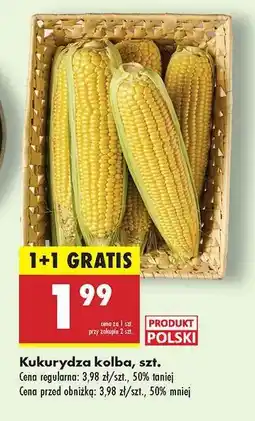 Biedronka Kukurydza kolba szt oferta