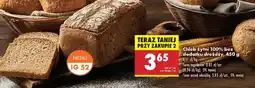 Biedronka Chleb żytni 100 % bez dodatku drożdży 450 g oferta