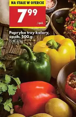 Biedronka Papryka trzy kolory opak . 500 g oferta