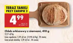 Biedronka Chleb orkiszowy z ziarnami, 410 g oferta