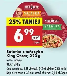 Biedronka Sałatka z tuńczyka King Oscar, 220 g oferta