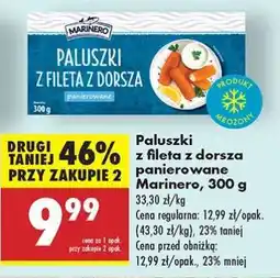 Biedronka Paluszki z fileta z dorsza panierowane Marinero , 300 g oferta