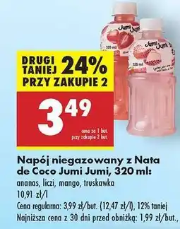 Biedronka Napój niegazowany z Nata de Coco Jumi Jumi, 320 ml oferta
