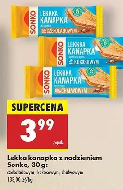 Biedronka Lekka kanapka z nadzieniem Sonko, 30 g oferta