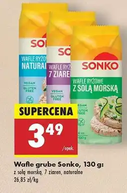 Biedronka Wafle grube Sonko, 130 g oferta