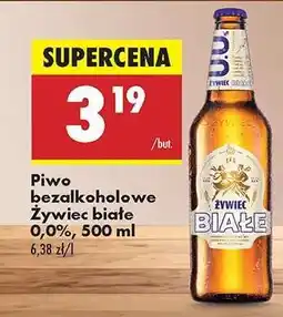 Biedronka Piwo bezalkoholowe Żywiec białe 0,0%, 500 ml oferta